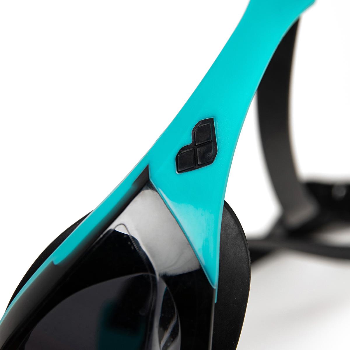 Arena Cobra Edge Swipe Swim Goggles - Smoke / Peacock / Black - Image 10