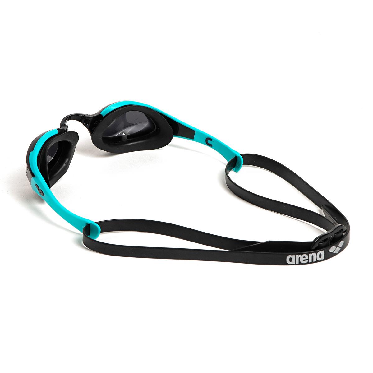 Arena Cobra Edge Swipe Swim Goggles - Smoke / Peacock / Black - Image 6