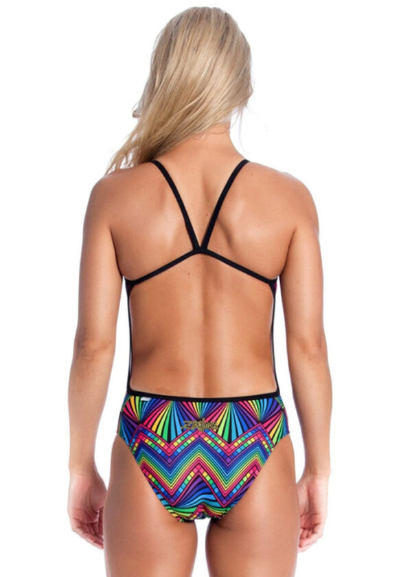 Zealous Womens Labyrinth One Piece Swimsuit