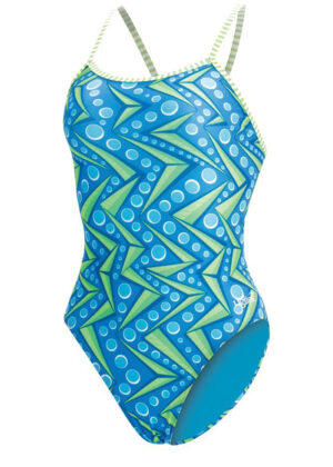 Dolfin Zenon String Back Swimsuit - Blue