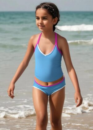 Aquasphere Venus Girls Tankini - Blue
