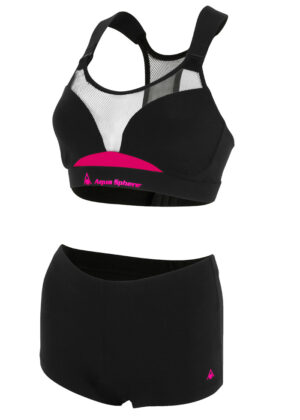 Aquasphere Kobi 2 Piece Swimsuit - Black / Pink