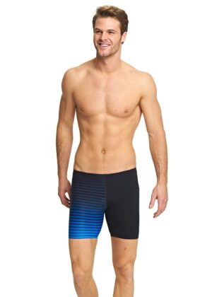 Zoggs Men's Cairns Mid Jammer Black / Blue