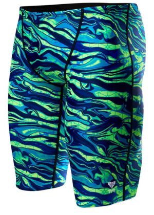 TYR Boys Miramar All Over Jammer Blue / Green